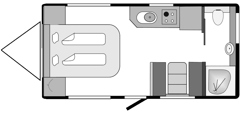 Floor Plan Avan Aspire 555 2-berth Floor Plan Avan Aspire 555 2-berth
